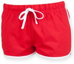 SF (Skinnifit) Pantaloni scurți retro pentru femei - Roșie / albă | XL (SK069-1000167237)
