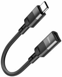 hoco. U107 Lightning - Type-C OTG adapterkábel, fekete