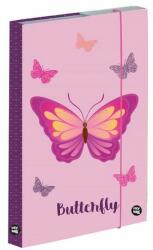 OXY BAG / Karton PP Butterfly pink pillangós füzetbox - A5 - OXY BAG (IMO-KPP-5-69024)