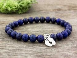 R. M. ékszer Babaváró lápisz lazuli ásvány karkötő (7331-RM-21)