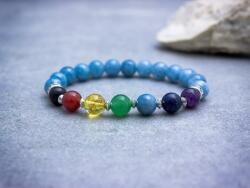 R. M. ékszer Az akvamarin szilárdsága csakra ásvány karkötő (16565RM15)