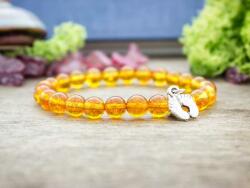 R. M. ékszer Babaváró citrin ásvány karkötő (11119RM19)
