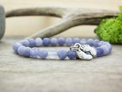 R. M. ékszer Babaváró akvamarin ásvány karkötő (10554-RM-21)