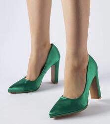 inna Zöld szatén sarokcipők a Rivers márkától - 41
