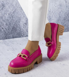 Gemre Rózsaszín cipő arany díszítéssel Adriney - 40