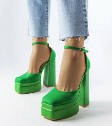 Gemre Zöld magas sarkú cipő Romines - 40