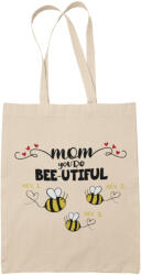  Bee-utiful anya és méhecskéi - Személyre szabható - Vászontáska (233442)