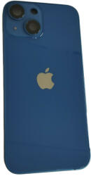 iPhone 13 Mini (5.4") készülék hátlap, kamera lencsével / sim tálcával, akkufedél, kék, AAA+ minőségű