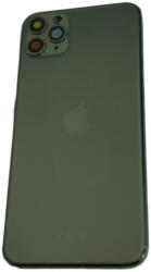 iPhone 11 Pro Max (6.5") készülék hátlap, kamera lencsével / sim tálcával, akkufedél, zöld, gyári minőségű