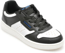 Skechers Pantofi sport SKECHERS alb-negru, QUICK STREET, din piele ecologica 30