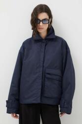 Lovechild rövid kabát női, sötétkék, átmeneti, oversize - sötétkék 34