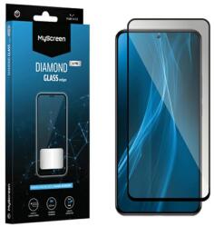 MyScreen MS Diamond Glass Edge Lite Realme C67 4G/5G/V50s fekete Full Glue fólia
