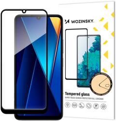 Hurtel Wozinsky Full Glue edzett üveg fekete keret Xiaomi POCO C65/Redmi 13C