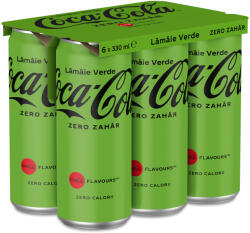 Coca-Cola Bautura Carbogazoasa, 6 x 0.33 L, Coca Cola Lime Zero (5942321000817)