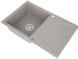 Casa Blanca Chiuveta CASA BLANCA NERA 1 cuva si picurator 79x50 GRI Chiuveta