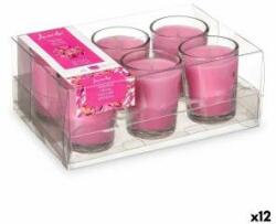 Acorde Set de Lumânări Parfumate 16 x 6, 5 x 11 cm (12 Unități) Pahar Orhidee