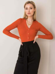 RUE PARIS Klasszikus női pulóver Ront sötét narancs Universal