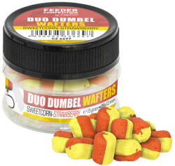 Carp Zoom FC Duo Dumbel Wafters horogcsali, o10x14 mm, édes kukorica, eper, 15 g (CZ3268)