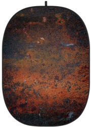 GODOX Vörös-Rozsdás-fal Mintás Fotó-Stúdió Háttér -150x200 cm Összecsukható