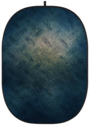 GODOX Kék-Rozsdás-fal Mintás Fotó-Stúdió Háttér -150x200 cm Összecsukható