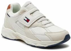 Tommy Hilfiger Sneakers Tommy Hilfiger Low Cut Lace-Up/Velcro Sneaker T1B9-33386-1729 S Alb
