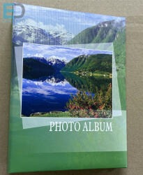  Fotóalbum 10 x 15cm / 100 kép ( tó ) könyv formátum, bedugdosós, nem kell ragasztani