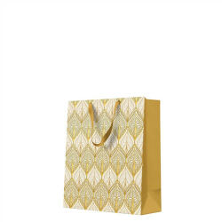 Paw Ornamental gold tile papír ajándéktáska premium medium 20x25x10cm (AGB1100403)