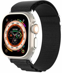 Dux Ducis Gs Woven Nylon Apple Watch 42/44/45/49 Mm Szíj Fekete