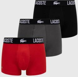 Lacoste boxeralsó 3 db fekete, férfi - fekete XL