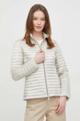 Save The Duck rövid kabát női, bézs, átmeneti - bézs XL - answear - 68 990 Ft