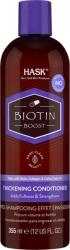 Balsam cu biotina, colagen si cafea pentru ingrosarea parului Biotin Boost, 355 ml, Hask