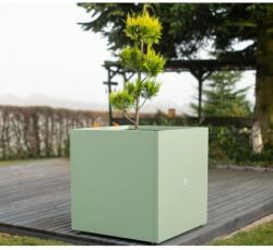 Herstera Garden Cube virágcserép, világoszöld színű 70x70x70 cm (HG08976103) (HG08976103)