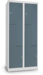 Rauman Fém szekrény Z, 80 x 50 x 180 cm, csavarzáras, antracit - RAL 7016