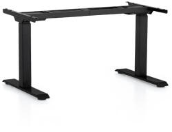 Rauman Állítható magasságú asztallap OfficeTech 4, fekete