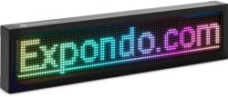 Singercon LED tábla - 96 x 16 színes LED - 67 x 19 cm - a következőn keresztül programozható: iOS / Android (SIN-ALD-1500)