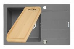 Pyramis Set chiuveta granit SPARTA PLUS & Tocator - Grey (070052801TCT) Chiuveta