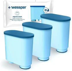 Wessper 3 db AquaClear vízszűrő patron (kompatibilis: Philips CA6903/10 és CA6903/00)