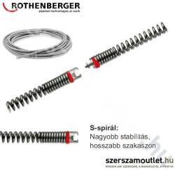 Rothenberger Csőtisztító S-spirál 4, 5mx22 mm (72443) (72443) (72443)