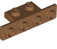 LEGO® 28802c150 - LEGO közepes nugát lap 1 x 2 - 1 x 4 fordító, alul lekerekített sarkú (28802c150)