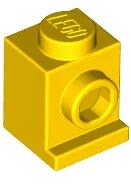 LEGO® 4070c3 - LEGO sárga kocka 1 x 1 méretű oldalán fordítóval - headlight (4070c3)