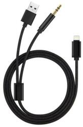  iP3.5MM+Lightning Charging & Audio Cable, JH-037