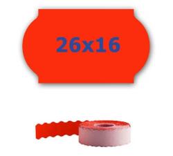 CDRmarket Etichete de pret pentru etichetarea clestilor, 26mm x 16mm, 700buc. , semnal roșu (ETRL-26x16-red)