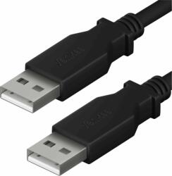 YENKEE YCU 012 BK USB Type-A apa - USB Type-A apa 2.0 Adatkábel - Fekete (1.5m) (YCU 012 BK)