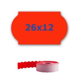 CDRmarket Etichete de pret pentru etichetarea clestilor, 26mm x 12mm, 900buc. , semnal roșu (ETRL-26x12-red)