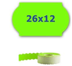 CDRmarket Etichete de pret pentru etichetarea clestilor, 26mm x 12mm, 900buc. , semnal verde (ETRL-26x12-green)