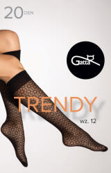 Gatta Trendy 12 Knee Socks Nero