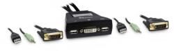 Inter-Tech Inter-Tech KVM Switch LS-21DA DVI, 2 Port, Kunststoff (88887188) (88887188)