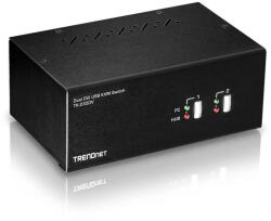 TRENDnet KVM 2-Port DVI USB Switch mit Audio USB 2.0 Hub (TK-232DV) (TK-232DV)