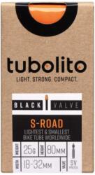 Tubolito S-Tubo Road 622 x 18-32 országúti TPU belső gumi, FV80 (80 mm hosszú presta szeleppel), fekete szeleppel, 25g, narancssárga
