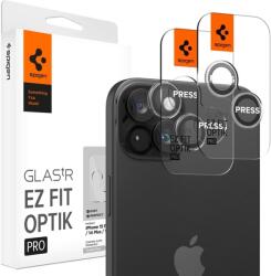 Spigen GLAStR EZ Fit Optik Pro Crystal Clear kameravédő - Apple iPhone 15 Pro /15 Pro Max / 14 Pro / 14 Pro Max - 2db (AGL06914)
